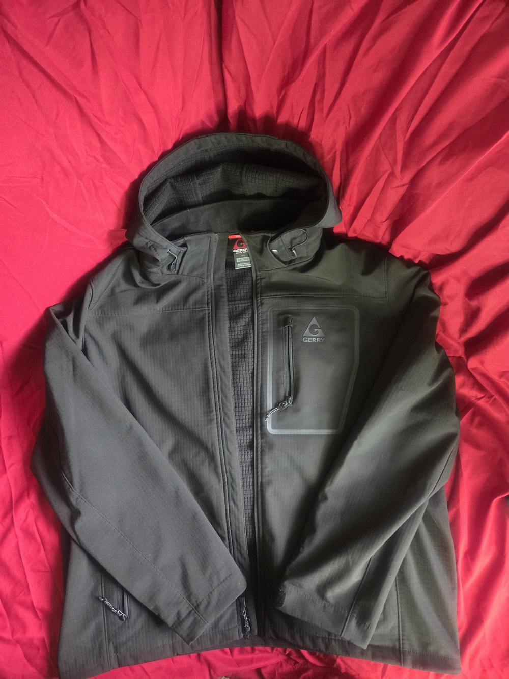 Gerry Weber Men's Black Hooded Softshell Jacket